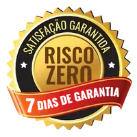 Satisfação garantida. Risco zero. 7 dias de garantia.