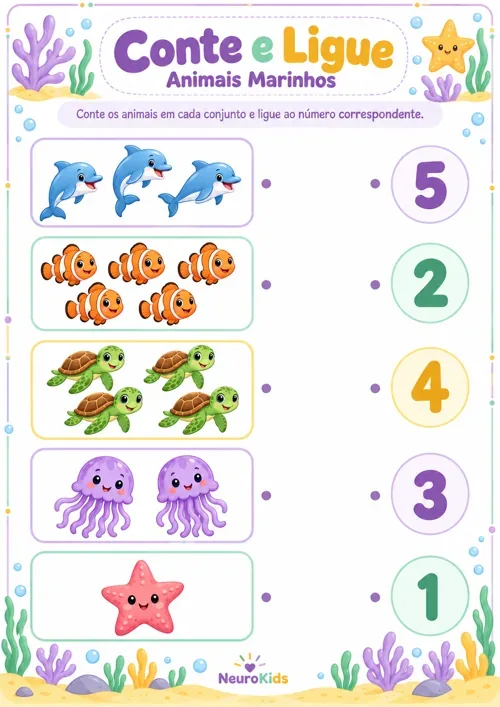 Prévia de atividade infantil NeuroKids 4