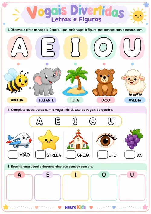 Prévia de atividade infantil NeuroKids 8